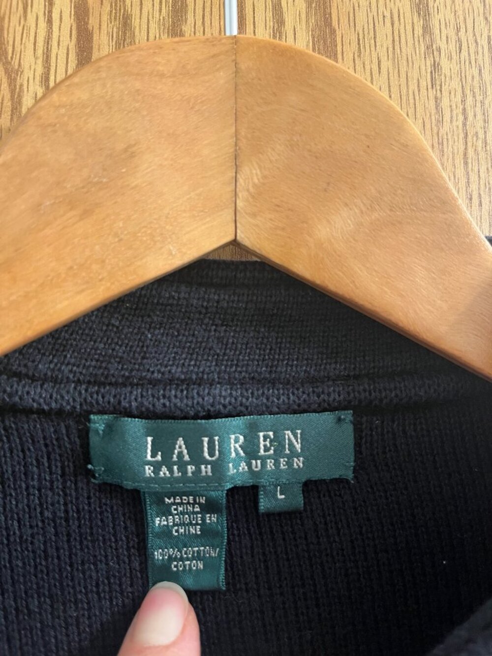 Y2K Vintage Lauren Ralph Lauren Knit Moto Jacket - Picture 4 of 11